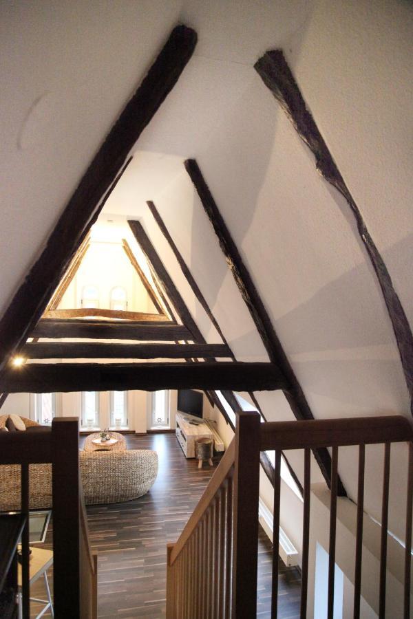 Wunderschoene Dachgeschoss - Maisonette 로스토크 외부 사진
