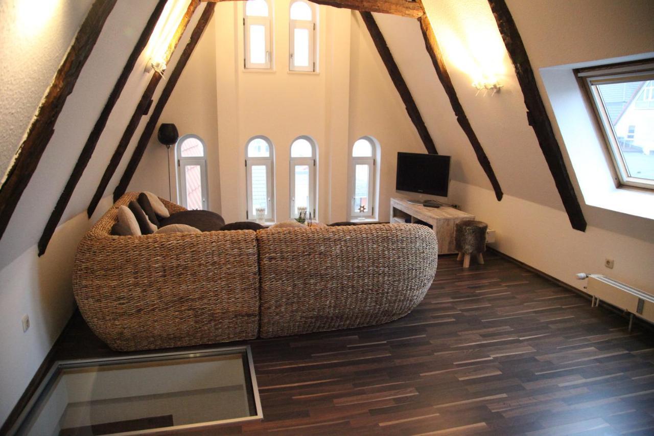 Wunderschoene Dachgeschoss - Maisonette 로스토크 외부 사진